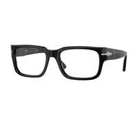 Persol Man PO3315V 95 Optical frames Acetate Black Transparent Squared Normal