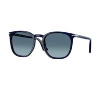 Persol PO3316S 181/Q8 Unisex Sunglasses Acetate Blue Blue Round Normal Nuanced