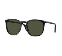 Persol PO3316S 95/31 Unisex Sunglasses Acetate Black Green Round Normal