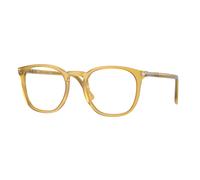 Persol PO3318V 204 Unisex Optical frames Acetate Yellow Transparent Pantos Normal