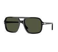Persol PO3328S 95/31 Man Sunglasses Acetate Black Green Pilot Normal