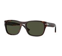 Persol PO3341S 24/31 Unisex Sunglasses Acetate Turtle Green Pillow Normal