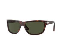 Persol PO3342S 24/31 Unisex Sunglasses Acetate Turtle Green Squared Normal