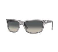 Persol PO3342S 309/71 Unisex Sunglasses Acetate Grey Grey Squared Normal Shaded