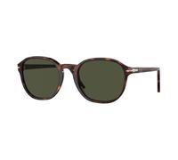 Persol PO3343S 24/31 Unisex Sunglasses Acetate Turtle Green Pillow Normal