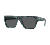 Persol PO3348S 1211B1 Unisex Sunglasses Acetate Blue Grey Squared Normal