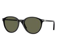Persol PO3350S 95/58 Unisex Sunglasses Acetate Black Green Pantos Polarized