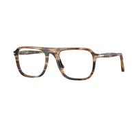 Persol PO3359V JACQUES 1236 Unisex Optical frames Acetate Black Transparent Squared Normal