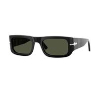 Persol PO3362S 95/31 Unisex Sunglasses Acetate Black Green Pillow Normal