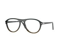 Persol PO3371V LYNN 1012 Unisex Optical frames Acetate Grey Transparent Pilot Normal