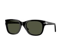 Persol PO3372S 95/31 Unisex Sunglasses Acetate Black Green Squared Normal