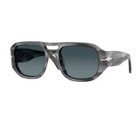 Persol PO3373S VINCENT 1192S3 Unisex Sunglasses Acetate Grey Blue Pilot Polarized Shaded
