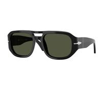 Persol PO3373S VINCENT 95/31 Unisex Sunglasses Acetate Black Green Pilot Normal