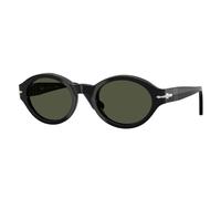 Persol PO3378S LORIS 95/31 Woman Sunglasses Acetate Black Green Round Normal