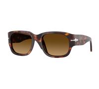 Persol PO3380S 24/85 Unisex Sunglasses Acetate Turtle Brown Squared Normal Shaded