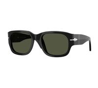 Persol PO3380S 95/31 Unisex Sunglasses Acetate Black Green Squared Normal