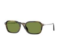 Persol PO3381S 12374E Unisex Sunglasses Acetate Green Green Pantos Normal