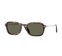 Persol PO3381S 24/58 Unisex Sunglasses Acetate Turtle Green Pantos Polarized