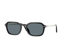 Persol PO3381S 95/3R Unisex Sunglasses Acetate Black Grey Pantos Polarized