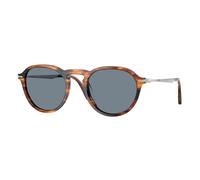 Persol PO3383S 123556 Unisex Sunglasses Acetate Brown Blue Pantos Normal