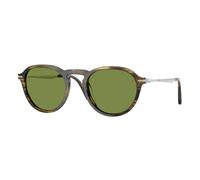 Persol PO3383S 12374E Unisex Sunglasses Acetate Green Green Pantos Normal