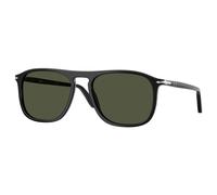 Persol PO3392S 95/31 Unisex Sunglasses Acetate Black Green Squared Normal