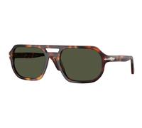 Persol PO3393S GUIDO 24/31 Unisex Sunglasses Acetate Turtle Green Pillow Normal