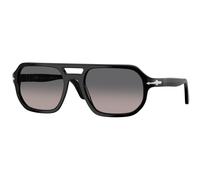 Persol PO3393S GUIDO 95/M3 Unisex Sunglasses Acetate Black Grey Pillow Polarized Nuanced
