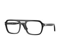 Persol PO3394V 95 Unisex Optical frames Acetate Black Transparent Squared Normal