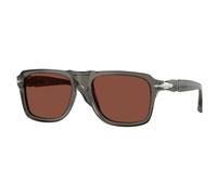 Persol PO8002S 1103C5 Man Sunglasses Acetate Grey Red Squared Normal