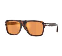 Persol PO8002S 24/3L Man Sunglasses Acetate Turtle Yellow Squared Mirror