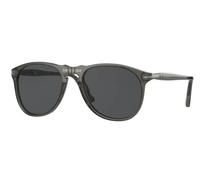 Persol PO9649S 1103B1 55 Taupe Grey Transparent/Dark grey Men's Sunglasses