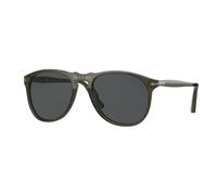Persol PO9649S 1103B1 Man Sunglasses Plastic Grey Grey Pilot