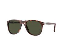 Persol PO9649S 24/31 Man Sunglasses Plastic Havana Pilot Normal