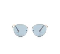 Persol round-frame tinted glasses - Silver 54
