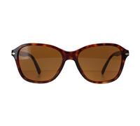 Persol Unisex Sunglass PO3244S - Frame color: Havana, Lens color: Brown