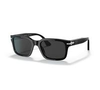 Persol Unisex Persol PO3272S 95/48 Sunglasses Acetate Black Grey Squared Polarized