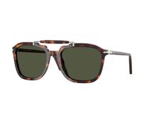 Persol Unisex PO0203S 24/31 Sunglasses Acetate Turtle Green Squared Normal