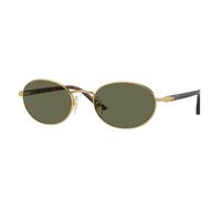 Persol PO1018S IDA 515/58 Unisex Sunglasses Metal Gold Green Round Polarized
