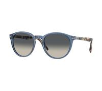 Persol Man PO3152S 120271 Sunglasses Acetate Blue Grey Round Normal Shaded