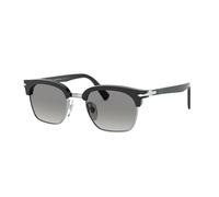 Persol Unisex Persol PO3199S 1106M3 Sunglasses Acetate Black Grey Squared Polarized Shaded