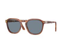 Persol Unisex Persol PO3345S 96/56 Sunglasses Acetate Brown Blue Squared Normal Anti -reflex