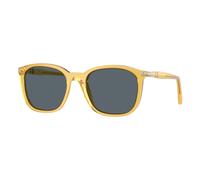 Persol Unisex PO3355S 204/R5 Sunglasses Acetate Yellow Blue Pillow Normal