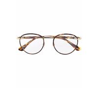 Persol tortoiseshell round-frame glasses - Brown 49
