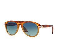 Persol Men's Aviator Resina e Sale Brown Blue Polarized Sunglasses Persol Brown One Size