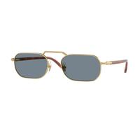 Persol Unisex PO1020S 113256 Sunglasses Metal Gold Blue Squared Normal