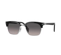 Persol Unisex Persol PO3199S 1106M3 Sunglasses Acetate Black Grey Squared Polarized Shaded