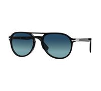 Persol Unisex PO3235S EL PROFESOR SERGIO 095/S3 Sunglasses Acetate Black Blue Pilot Polarized Shaded