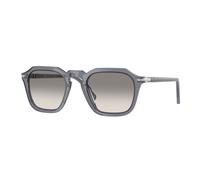 Persol PO3292S 123932 Unisex Sunglasses Acetate Blue Grey Squared Normal Shaded