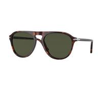 Persol Unisex Persol PO3302S 24/31 Sunglasses Acetate Turtle Green Pilot Normal